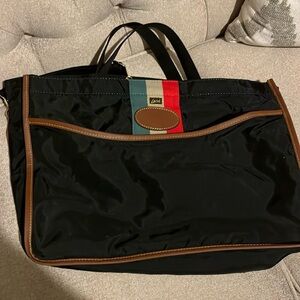 Vintage Retro Lark tote carry on bag.